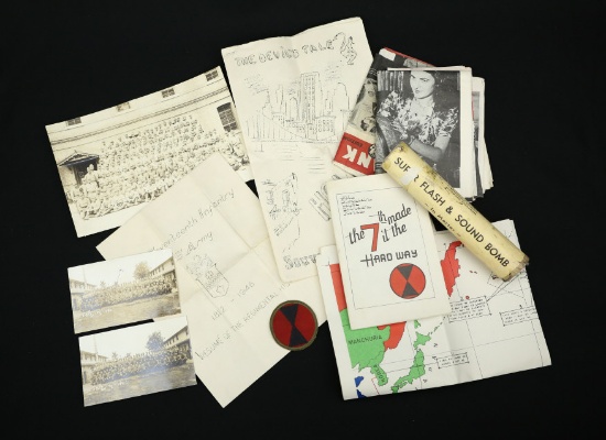 WWII Souvenir Papers and Photographs