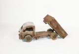 WWII-Era Wood Dump Truck Toy