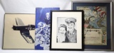 Framed Military Items (4)