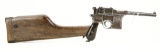 Mauser Broomhandle Pistol w/ Stock 7.62 Cal