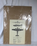 WWII Savoia Marchetti-79 Plane Poster