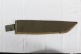 Canvas Khaki Machete Sheath