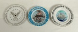 3 Military Commemorative Plates