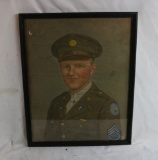 Army Airforce Hand Painted Picture