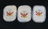 3 US Army Doilies