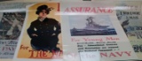 4 WWI Navy Recruiting Posters Repro