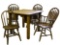 Tavern/Saloon Card Table with 4 Chairs