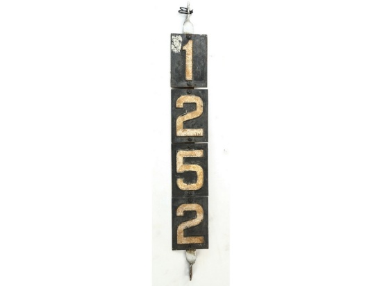 Cast Iron Railroad Mile Marker