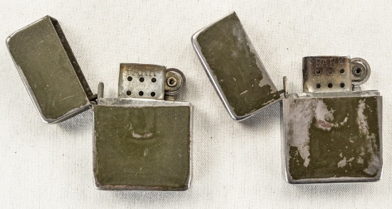 Lot of 2 USMC Park Sherman Lighters