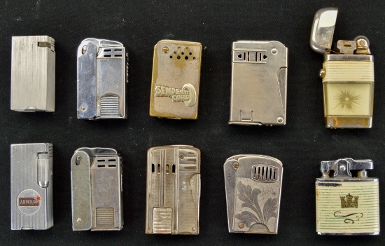 Lot of 10 Misc. Lighters