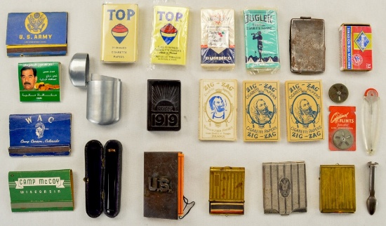 Vintage Matchbooks/Holders & Misc Cigarette Items