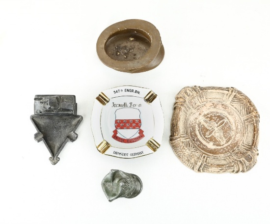 Lot of Military Ashtrays (5)