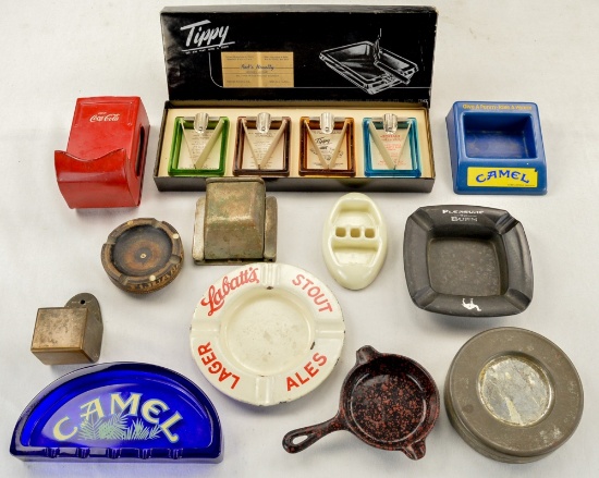 Lot of Miscellaneous Ashtrays