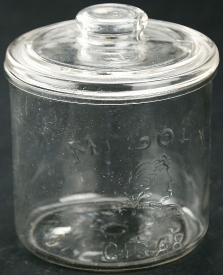 Glass Cigar Display Jar