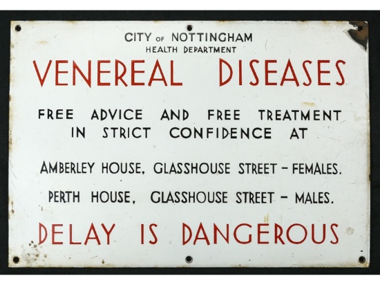 Nottingham Health Dpt Venereal Disease Sign