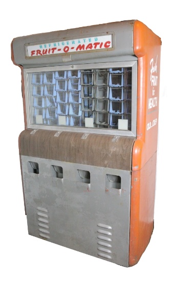 Fruit-O-Matic Coin Op Fresh Fruit Merchandiser