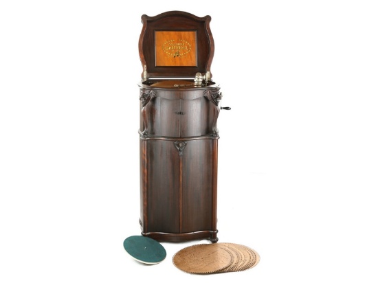 Columbia Regina Grafonola Phonograph/Music Box