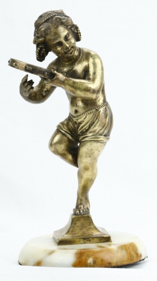 Gilt Bronze Gypsy Dancer