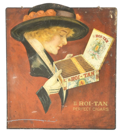 El Roi Tan Cigars Tin Sign