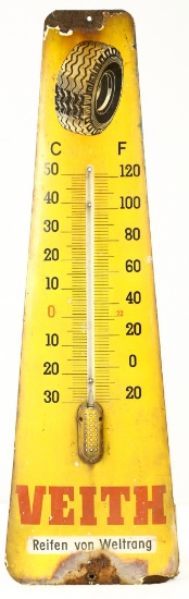 Veith Tires Porcelain Thermometer
