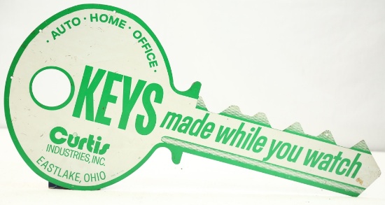 Double Sided Curtis Keys Trade Sign