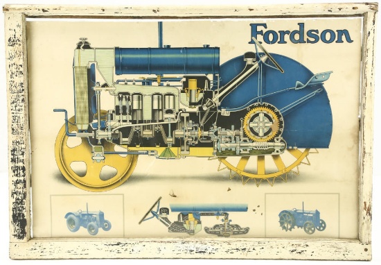 1930's Fordson Farm Tractor Dealer Sign