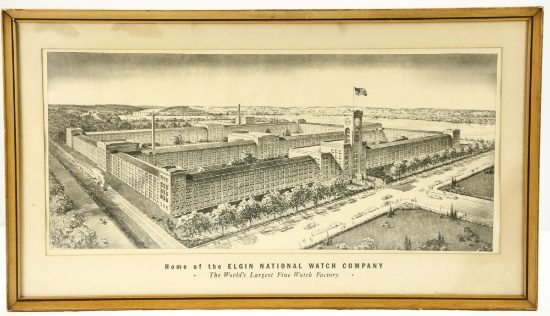 Original 1930s Elgin Watch Company Print