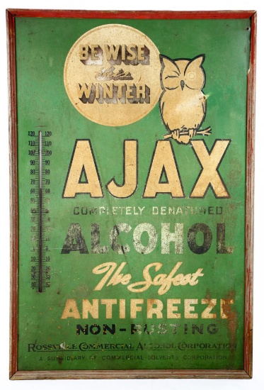 1930's Ajax Anti-Freeze Thermometer