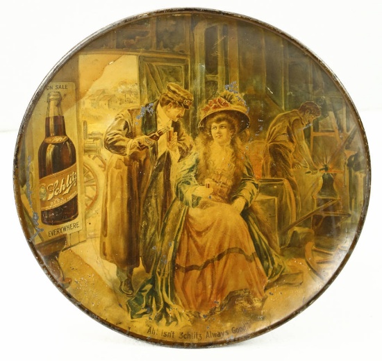 Schlitz Beer Large Round Sign
