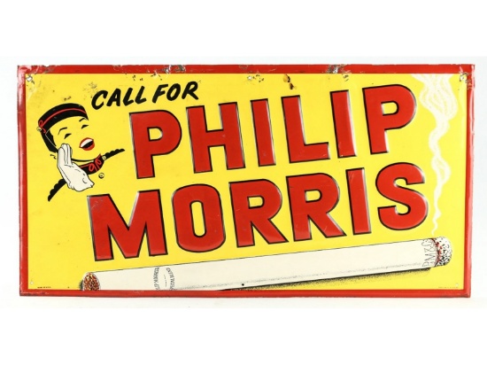 Phillip Morris Tin Sign