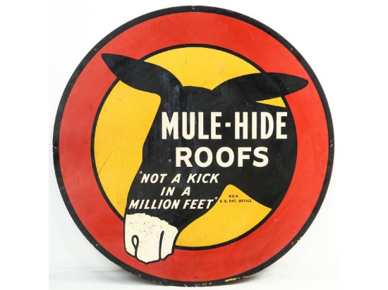 Mule Hide Round 47" D Sign