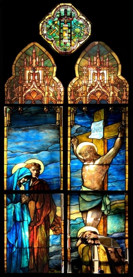 St. James Catholic Church Crucifixion Windows