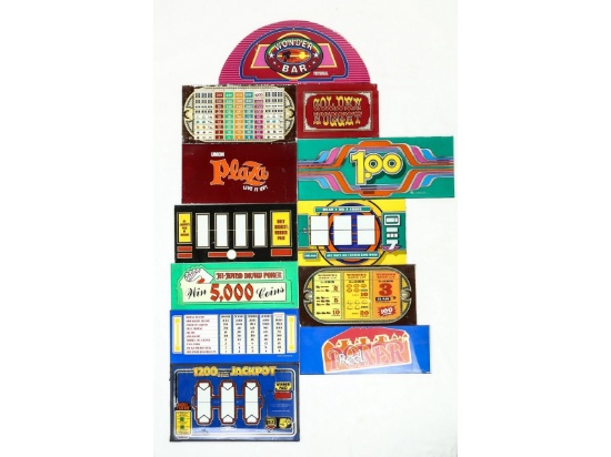 Slot Machine Back Glass/Reward Glass Bally & More