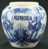 Delft Amphora Tobacco Jar