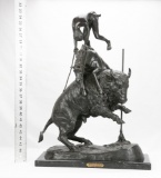 Bronze 'Buffalo Horse' Sculpture