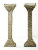 Wicker Plant Stands