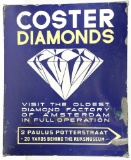 Porcelain Coster Diamonds Sign