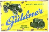 Porcelain Guldner Tractor And Diesel Motors Sign