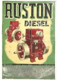 Ruston Diesel Tin Sign
