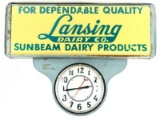 Lansing Dairy Light Up Clock