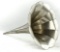 Hawthorne Sheble Nickel Silver Phonograph Horn