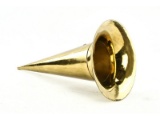 All Brass Cylinder Phonograph Horn