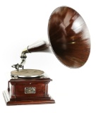 Victor IV Mahogany Talking Machine Phonograph