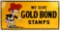 Gold Bond SS Tin Contemporary Advertising Sign