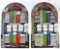 Wurlitzer Glass Slot Machine Faces (2 sets)