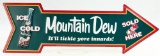 Mountain Dew SS Tin Contemporary Advertising Sign