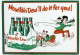 Mountain Dew SS Tin Contemporary Advertising Sign