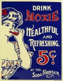 Moxie SS Tin Contemporary Advertising Sign