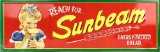 Sunbeam Bread SS Tin Contemporary Sign