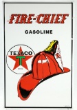 Fire Chief Texaco SS Tin Contemporary Sign